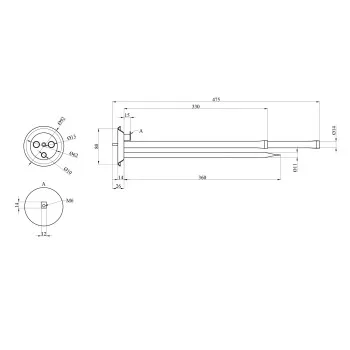 Фланец Kroner Flat для водонагревателя Flacher NEW 31300363