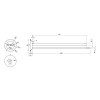 Колба фланец для сухих ТЭНов Kroner Flacher OLD 31300363