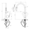 Змішувач для кухні Kroner Element 211569-5301