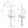 Смеситель для кухни Kroner KRP Edelstahl Klassisch - SCH035PVD