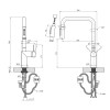 Смеситель для кухни Kroner Element 296569B-0101