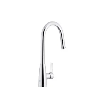 Смеситель для кухни с выдвижным изливом Kroner KRM - 11-013F