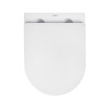 Унітаз підвісний безобідковий Kroner Harz WHI493736 RIMLESS з сидінням Slim Duroplast / Soft-close / Quick relase (KH493736WHIR)