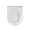 Унітаз підвісний безобідковий Kroner Armada WHI513636 RIMLESS з сидінням Slim Duroplast / Soft-close / Quick relase (KA513636WHIR)
