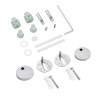 Унітаз підвісний безобідковий Kroner Harz WHI493736 RIMLESS з сидінням Slim Duroplast / Soft-close / Quick relase (KH493736WHIR)