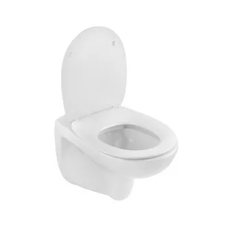 Унітаз підвісний безобідковий Kroner Oker WHI533536 RIMLESS з сидінням (KO533536WHIR)