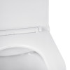 Унітаз підвісний безобідковий Kroner Harz WHI493736 RIMLESS з сидінням Slim Duroplast / Soft-close / Quick relase (KH493736WHIR)