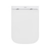 Унітаз підвісний безобідковий Kroner Eifel WHI493436 RIMLESS з сидінням Slim Duroplast / Soft-close / Quick relase (KE493436WHIR)