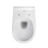 Унітаз підвісний безобідковий Kroner Oker WHI533536 RIMLESS з сидінням (KO533536WHIR)