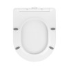 Унітаз підвісний безобідковий Kroner Harz WHI523632 RIMLESS з сидінням (KH523632WHIR)