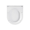 Унітаз підвісний безобідковий Kroner Harz WHI493736 RIMLESS з сидінням Slim Duroplast / Soft-close / Quick relase (KH493736WHIR)