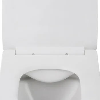 Унітаз підвісний безобідковий Kroner Eifel WHI523629 RIMLESS з сидінням (KE523629WHIR)