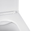 Унітаз підвісний безобідковий Kroner Armada WHI513636 RIMLESS з сидінням Slim Duroplast / Soft-close / Quick relase (KA513636WHIR)