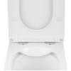 Унітаз підвісний безобідковий Kroner Eifel WHI493436 RIMLESS з сидінням Slim Duroplast / Soft-close / Quick relase (KE493436WHIR)