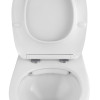 Унітаз підвісний безобідковий Kroner Oker WHI533536 RIMLESS з сидінням (KO533536WHIR)
