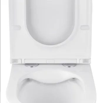 Унітаз підвісний безобідковий Kroner Armada WHI513636 RIMLESS з сидінням Slim Duroplast / Soft-close / Quick relase (KA513636WHIR)