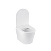 Унітаз підвісний безобідковий Kroner Armada WHI513636 RIMLESS з сидінням Slim Duroplast / Soft-close / Quick relase (KA513636WHIR)