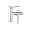 Змішувач для раковини Kroner KRM Elbe - C015 з гігієнічним душем