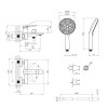 Смеситель для ванны Kroner Element 211315-3801