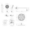 Душова система Kroner Element 211335B-0101