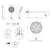 Душевая система Kroner Element 211335A-5301