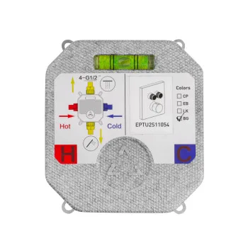 Душевая система скрытого монтажа термостатическая Kroner Element Thermo 211461-0101