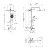 Душевая система Kroner Element 211318-3801
