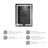 Зеркало Kroner KRP Spiegel VR1 - 5080 с LED-подсветкой и антизапотеванием