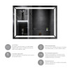 Зеркало Kroner KRP Spiegel HR1 - 8060 с LED-подсветкой и антизапотеванием