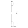 Шланг для душа Kroner KRM - C608 Anti-Twist 120 см