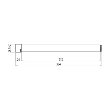 Удлинитель для душевой стойки Kroner KRP - ESG928