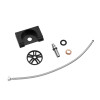 Кухонная мойка Kroner KRP Schwarze - SET7545F3HM PVD (3.0/0.8 мм)