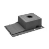 Кухонна мийка Kroner KRP Schwarze - 7849RHM PVD (3.0/1.0 мм)
