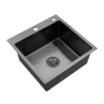 Кухонна мийка Kroner KRP Schwarze - 5050HM PVD (3.0/1.0 мм)