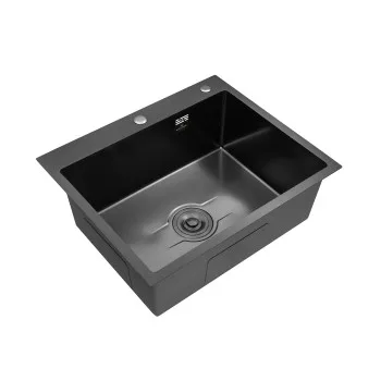 Кухонна мийка Kroner KRP Derby - 6050HM PVD (2,5/0,5 мм)