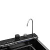 Кухонная мойка Kroner KRP Schwarze - SET7545F3HM PVD (3.0/0.8 мм)