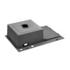 Кухонная мойка Kroner KRP Schwarze - 7849LHM PVD (3.0/1.0 мм)