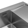 Кухонная мойка Kroner KRP Gebürstet - 6350LHM (3.0/1.0 мм)
