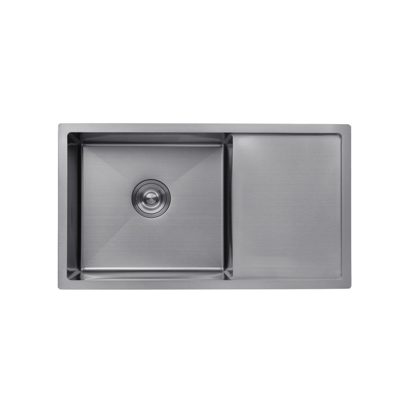 Кухонна мийка Kroner KRP Schwarze - 7844HM PVD (3/1 мм)