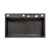 Кухонная мойка Kroner KRP Schwarze - SET7545HM PVD (3.0/0.8 мм)