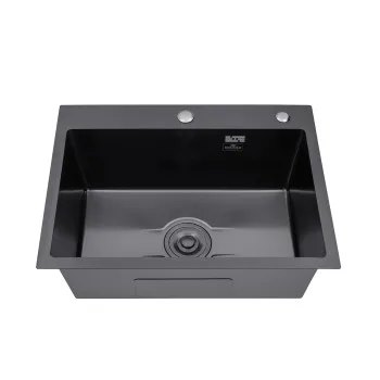 Кухонная мойка Kroner KRP Derby - 5843HM PVD (2,5/0,5 мм)