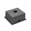 Кухонна мийка Kroner KRP Schwarze - 4843HM PVD (3.0/1.0 мм)