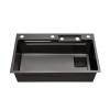 Кухонная мойка Kroner KRP Schwarze - SET7545HM PVD (3.0/0.8 мм)