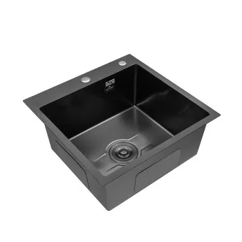 Кухонная мойка Kroner KRP Derby - 5050HM PVD (2,5/0,5 мм)