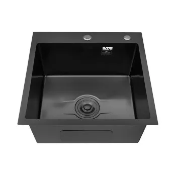 Кухонная мойка Kroner KRP Derby - 5050HM PVD (2,5/0,5 мм)
