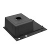 Кухонная мойка Kroner KRP Schwarze - 6350LHM PVD (3.0/1.0 мм)