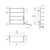 Сушарка для рушників електрична Kroner KRP Stil ER600x500-5