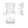 Полотенцесушитель электрический Kroner KRP Stern EL700x500-7