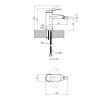 Смеситель для биде Kroner Element 211210-5301