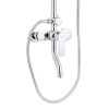 Набор 3 в 1 душова система Kroner Armada-C064K + змішувач Hagen-C010 + змішувач Bidet-C082